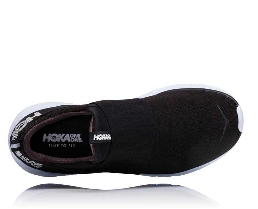 Hoka One One Hupana Slip Löparskor Dam - Svarta/Vita - LPNZS-3278